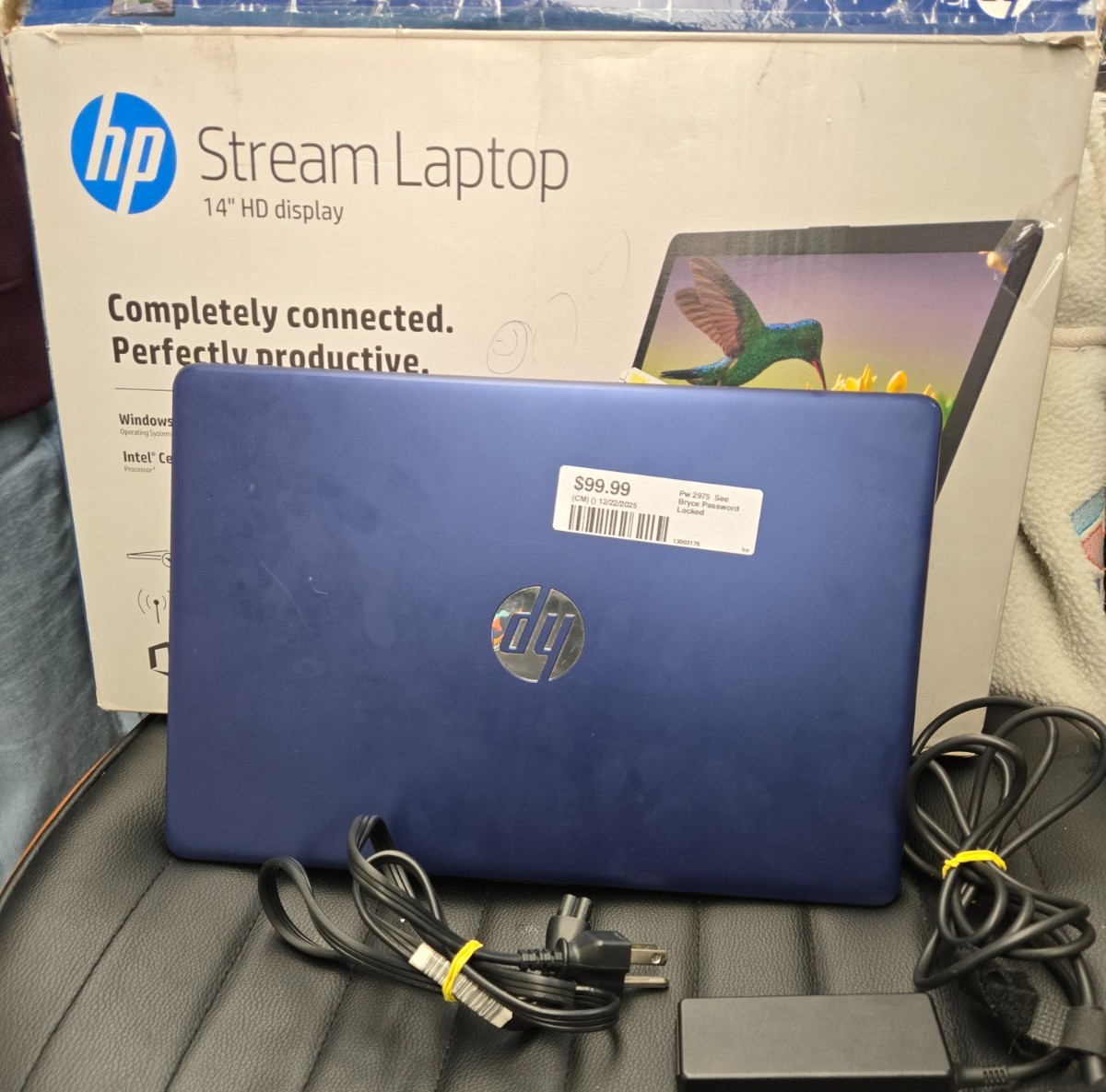HP Stream 14" Windows Laptop-A2641-BLUE-PARTS ONLY SEE DESCRIPTION gallery