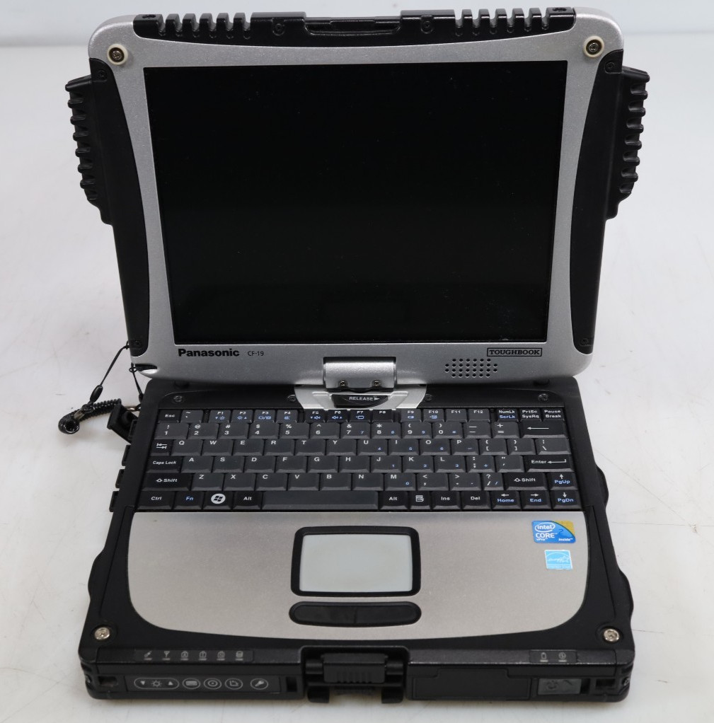 Panasonic ToughBook CF-19 10.4" Intel DUO U9300 2GB DDR2 No HDD COA OS gallery
