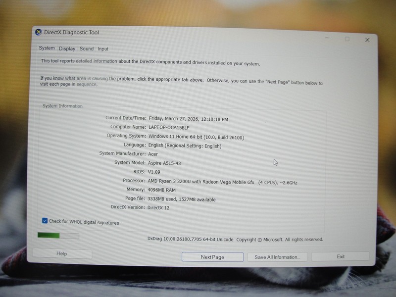 Acer Aspire 5 A515-43-R19L 15.6"FHD AMD Ryzen 3 3200U 2.6GHz 4GB RAM 128GB SSD gallery
