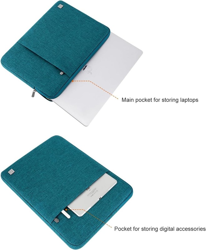 Laptop Case Sleeve Cover for 13 inch MacBook Air M5(2026) M4 M3 M2 M1, Teal gallery