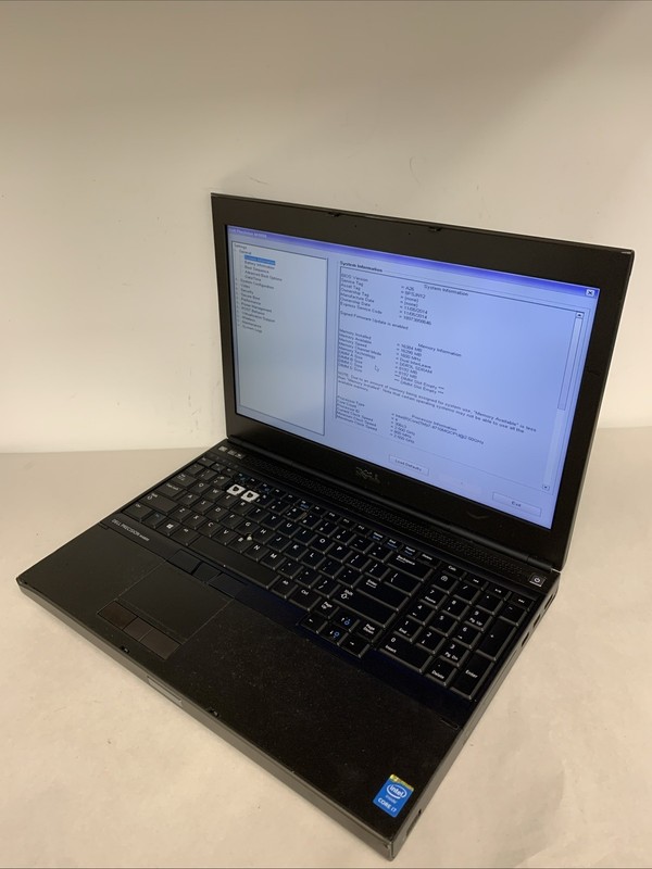 Dell Precision M4800 i7-4710MQ 16GB RAM NO SSD | Boot To Bios gallery