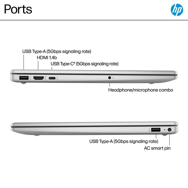 2026 HP Laptop 15.6 Touch Ryzen 5 8GB RAM Up to 2TB SSD Copilot Office 2024 Pro gallery