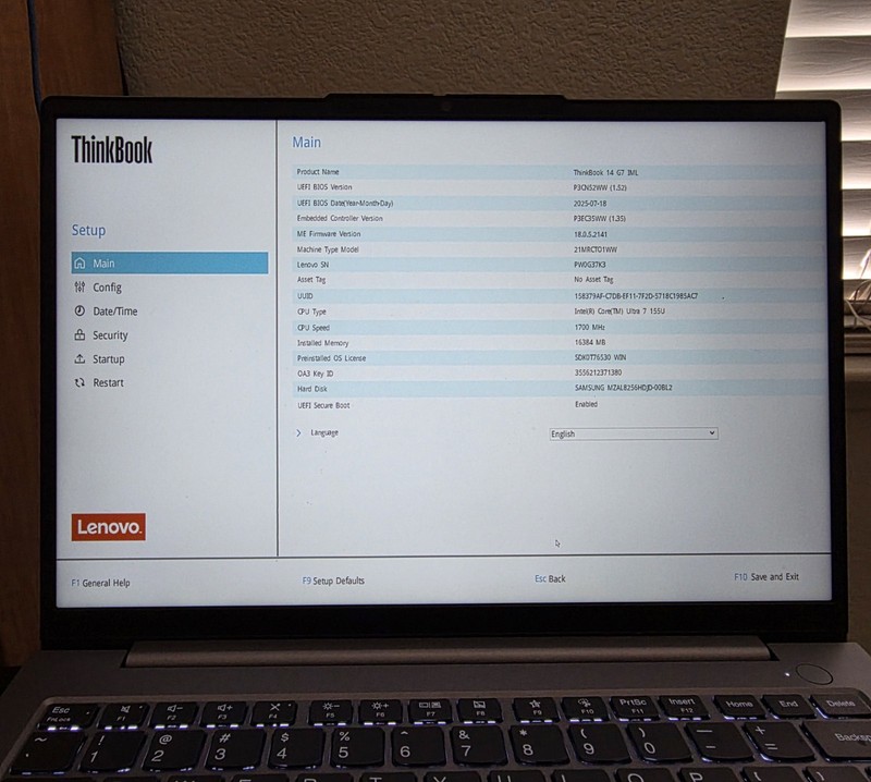 Lenovo ThinkBook 14 G7 IML FHD+ TOUCH 1.7 GHz Ultra 7 155U 16GB 256GB SSD gallery
