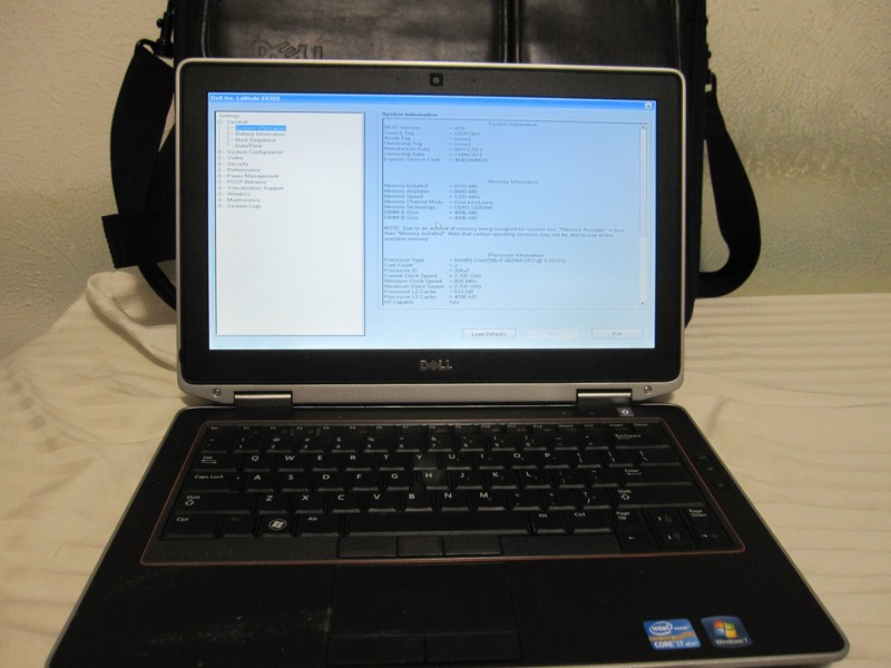 Dell Latitude E6320 Core i7-2620M, 2.70GHz,8GB RAM,500GB HD, Window 11 gallery