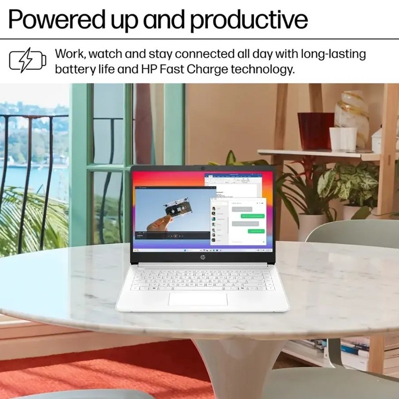 HP 14" Laptop Intel Processor N150 4GB Memory 128GB UFS Wi-Fi 6 Win11 gallery