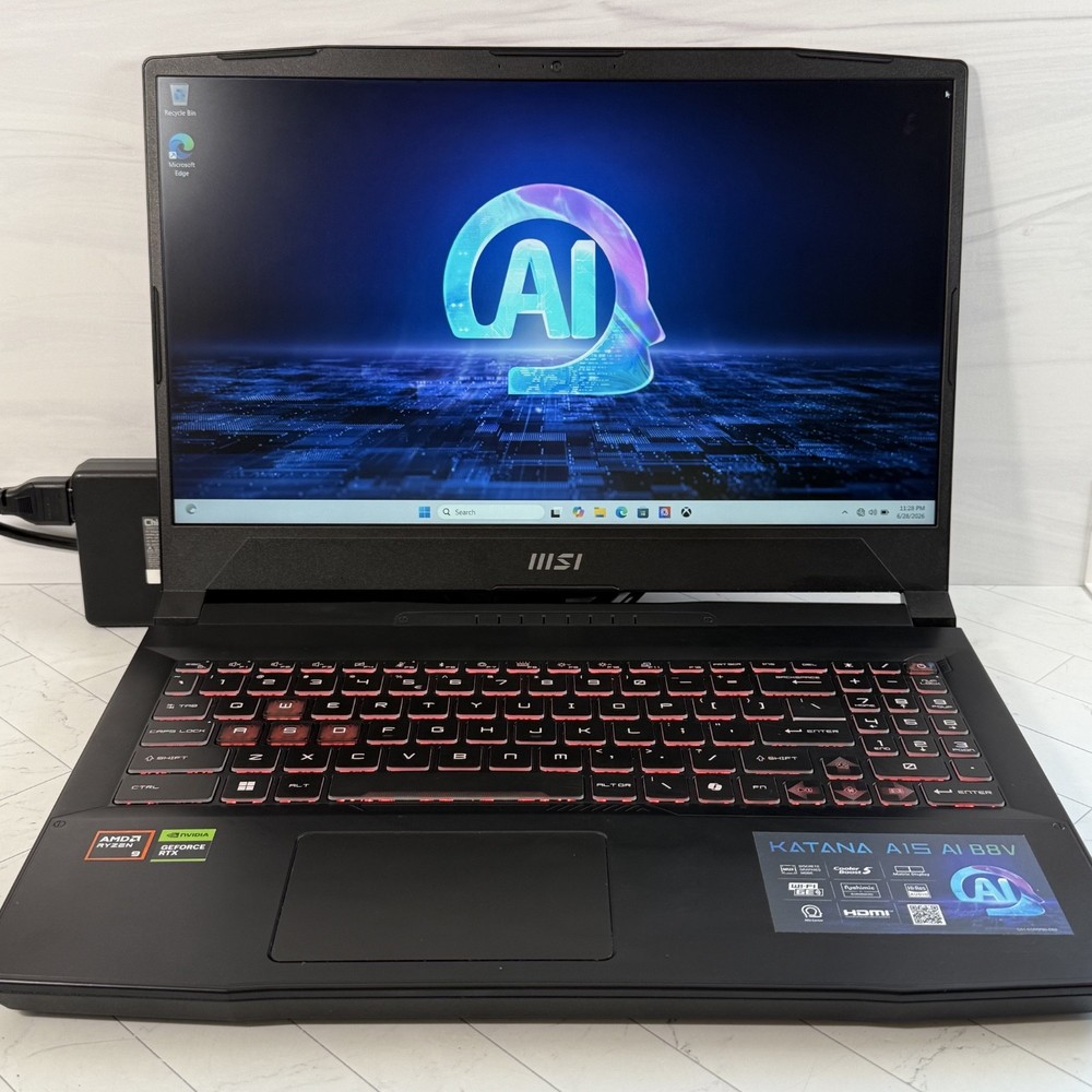 MSI Katana A15 AI Gaming Laptop AMD Ryzen 9 8945HS RTX 4070 16GB 1TB 15.6" #H417