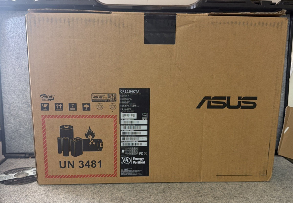 Asus Chromebook CR1104CTA 11.6" Intel N150 4GB DDR5 32GB eMMC Chrome OS gallery