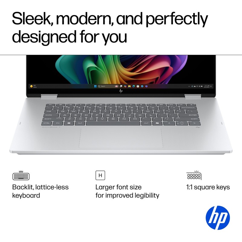 📍HP Laptop OmniBook 7 Flip 16"3K OLED Touch 2-in-1 AI PC Core Ultra 7 Copilot+ gallery