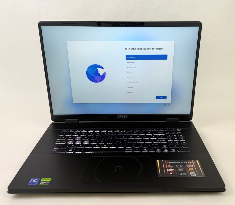 MSI Crosshair 18 HX AI 18" WQXGA Ultra 9 275HX 32GB 1TB SSD RTX 5070 W11H Gaming gallery
