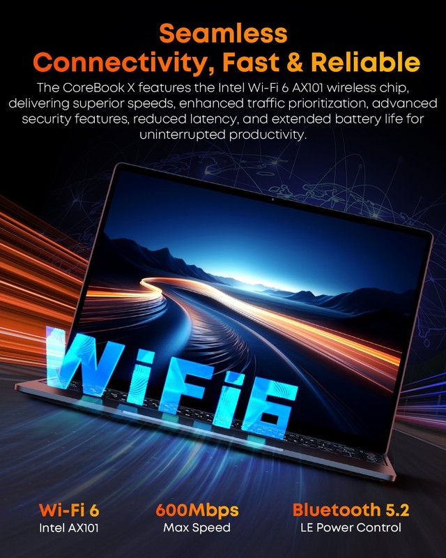 CHUWI CoreBook X 14.1" Laptop, AMD Ryzen 5 5500U, 16GB RAM 512GB SSD, Win 11 gallery
