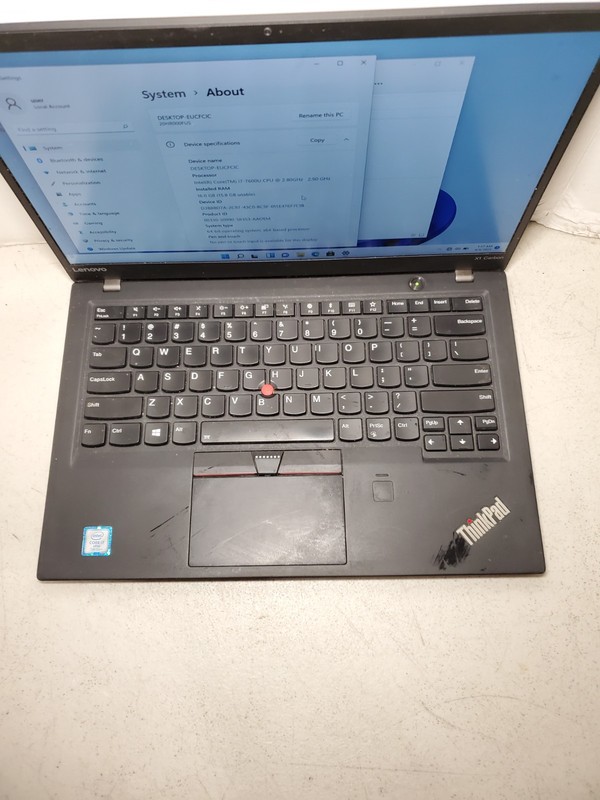 Lenovo ThinkPad X1 Carbon 5th Gen 14" I7-7600U 16GB RAM 256GB SSD Win11 #69 gallery