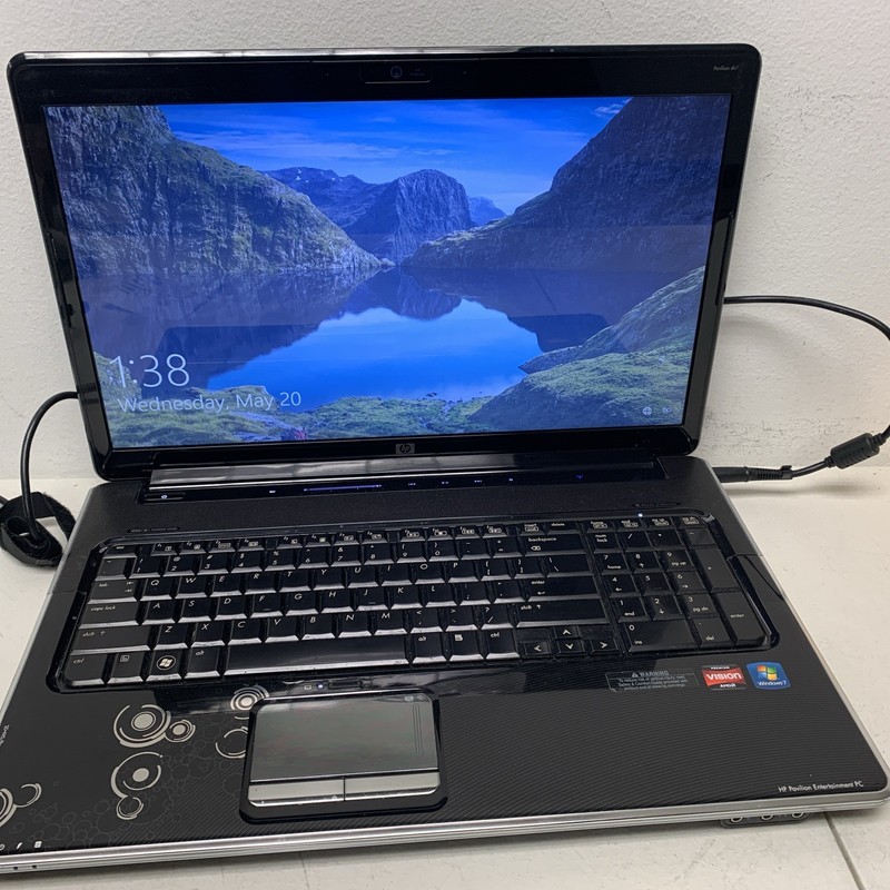 HP Pavilion DV7-AMD Turion Dual M600 24MHz 2GB RAM 128Gb SSD Wind 10 Ed Read Des gallery