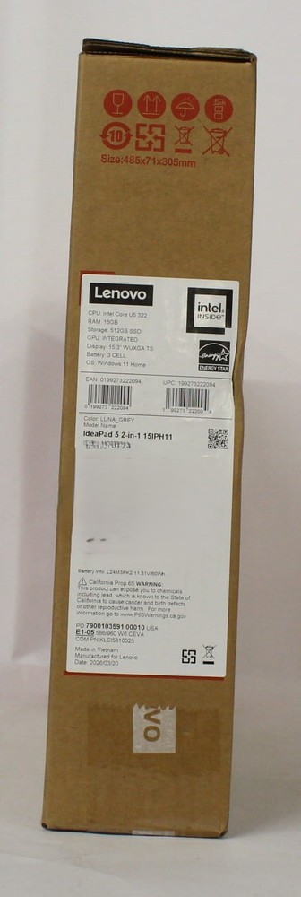 Lenovo IdeaPad 5 2-in-1 Luna Gray Laptop