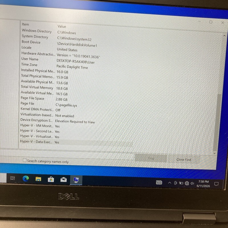 Dell Latitude E7470 14" FHD i7-6600U@2.6GHz 16GB RAM 256GB SSD Windows 11 gallery