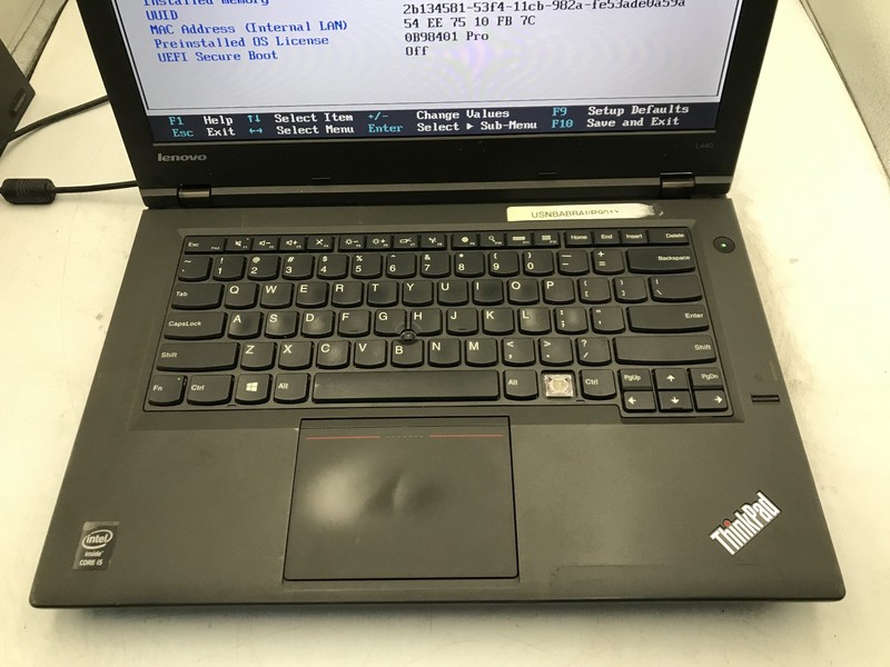 LENOVO THINKPAD L440 - BOOTS TO BIOS - INTEL I5 4200M - NO RAM - READ DESC - BB! gallery