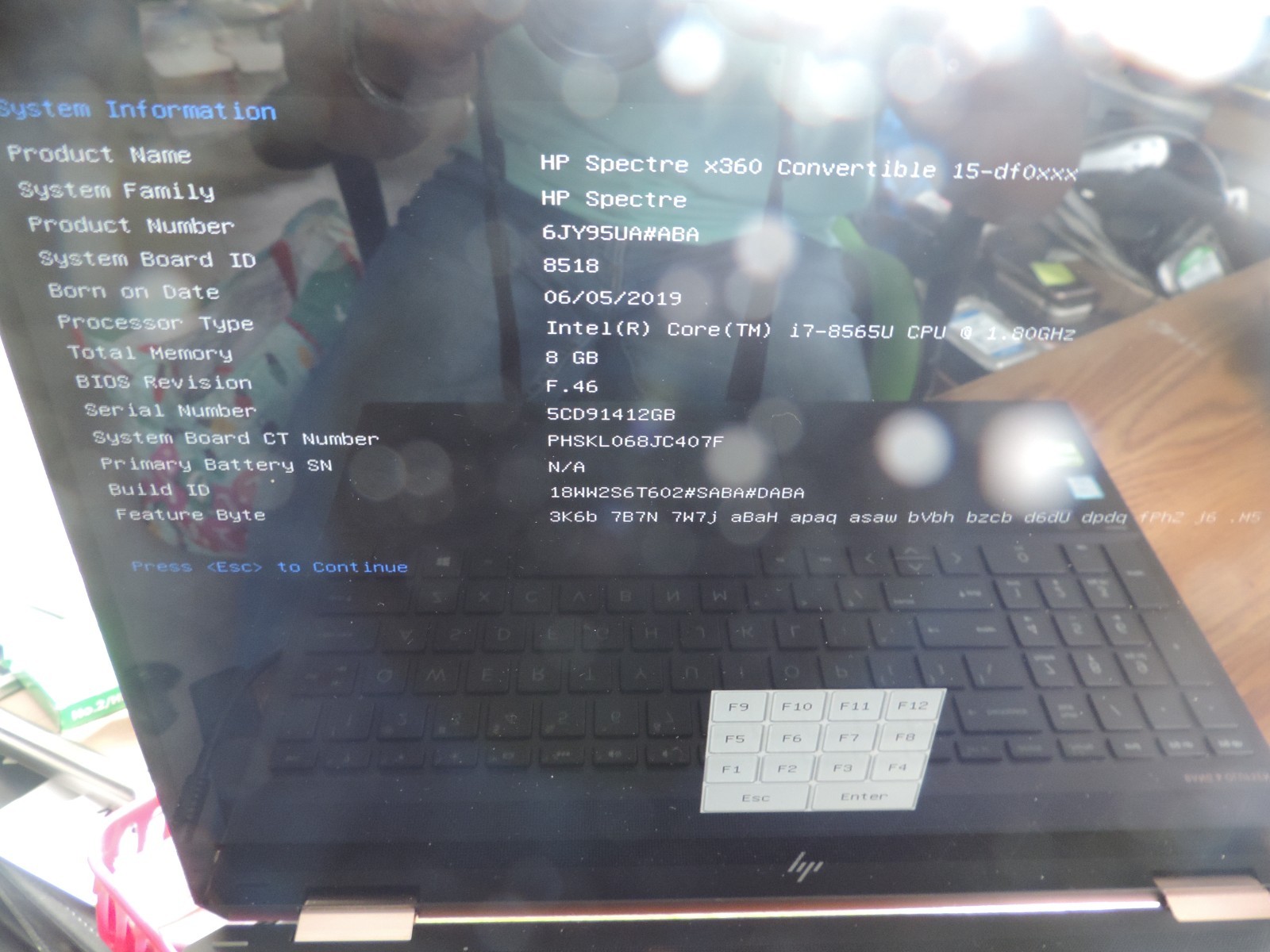 HP Spectre x360 Convertible 15.6" 15-eb0043dx screen only gallery