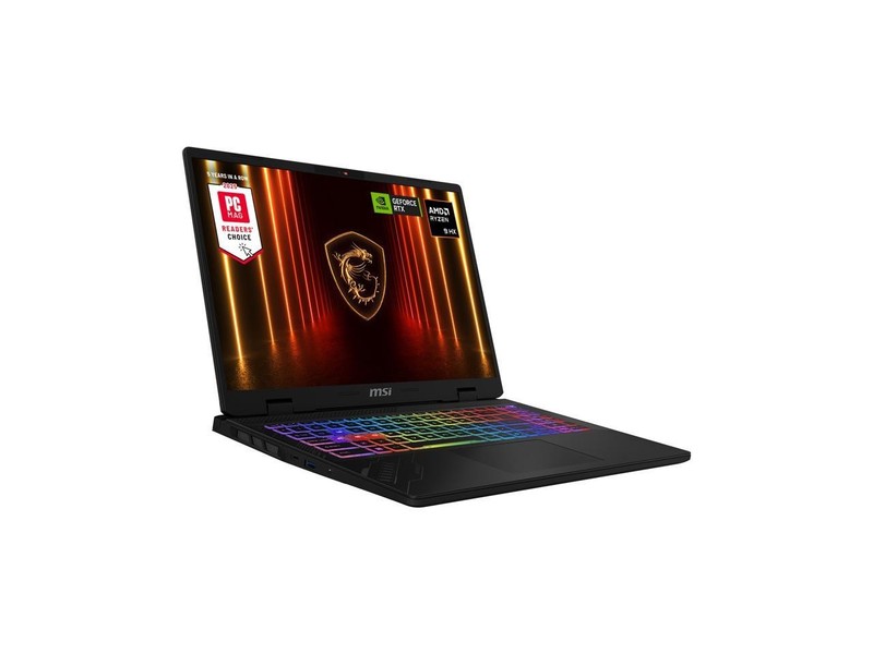 MSI CROSSHAIR A16 Gaming Laptop - 16" QHD+ 240hz - AMD Ryzen 9-8940HX - GeForce gallery