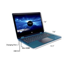 Gateway Convertible 11.6″ (64GB SSD, Intel Celeron 4020, 1.10GHz, 4GB RAM)…