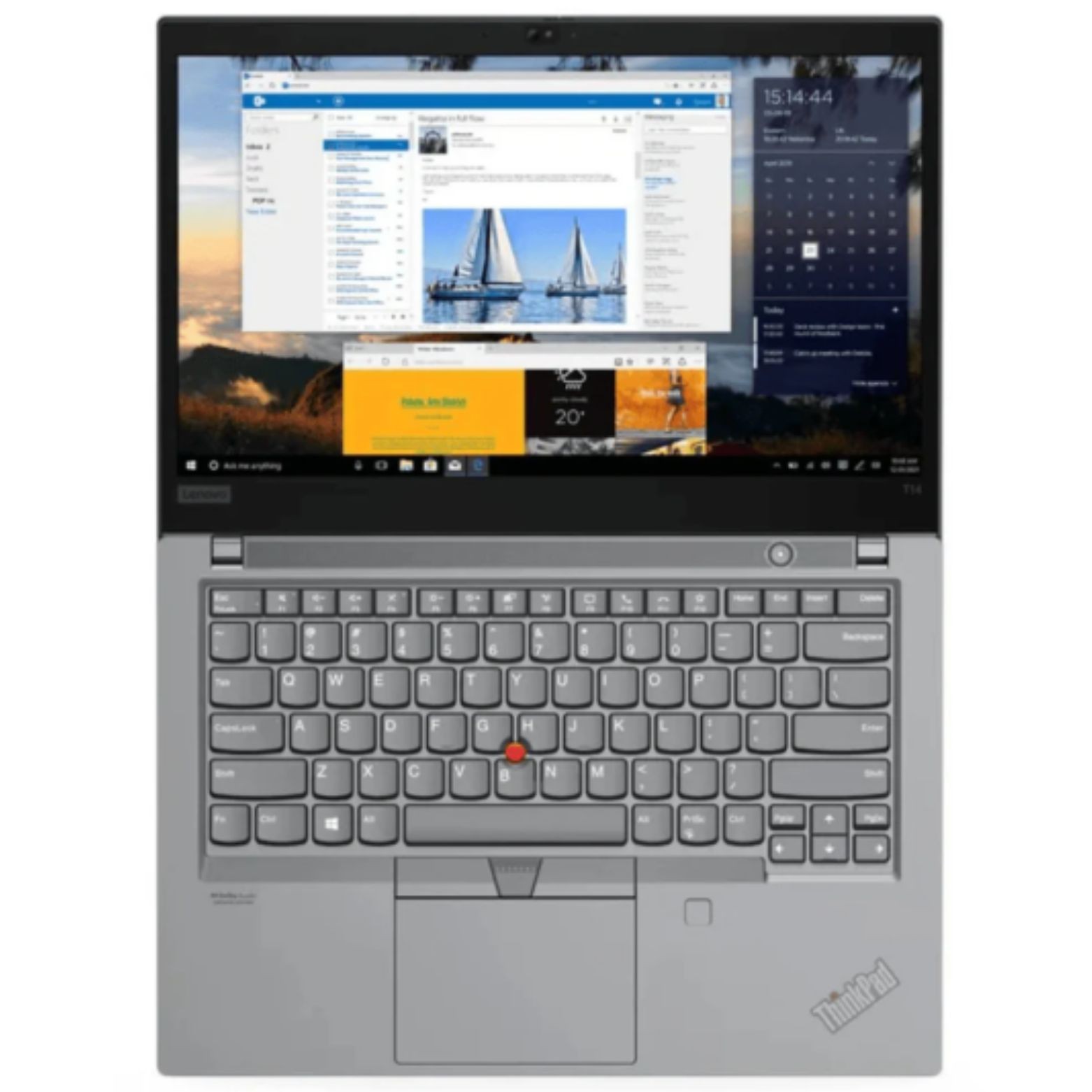 Lenovo ThinkPad T14 G2 14" FHD IPS Intel i5-1145G7 16GB 256GB SSD W11P Laptop GR gallery