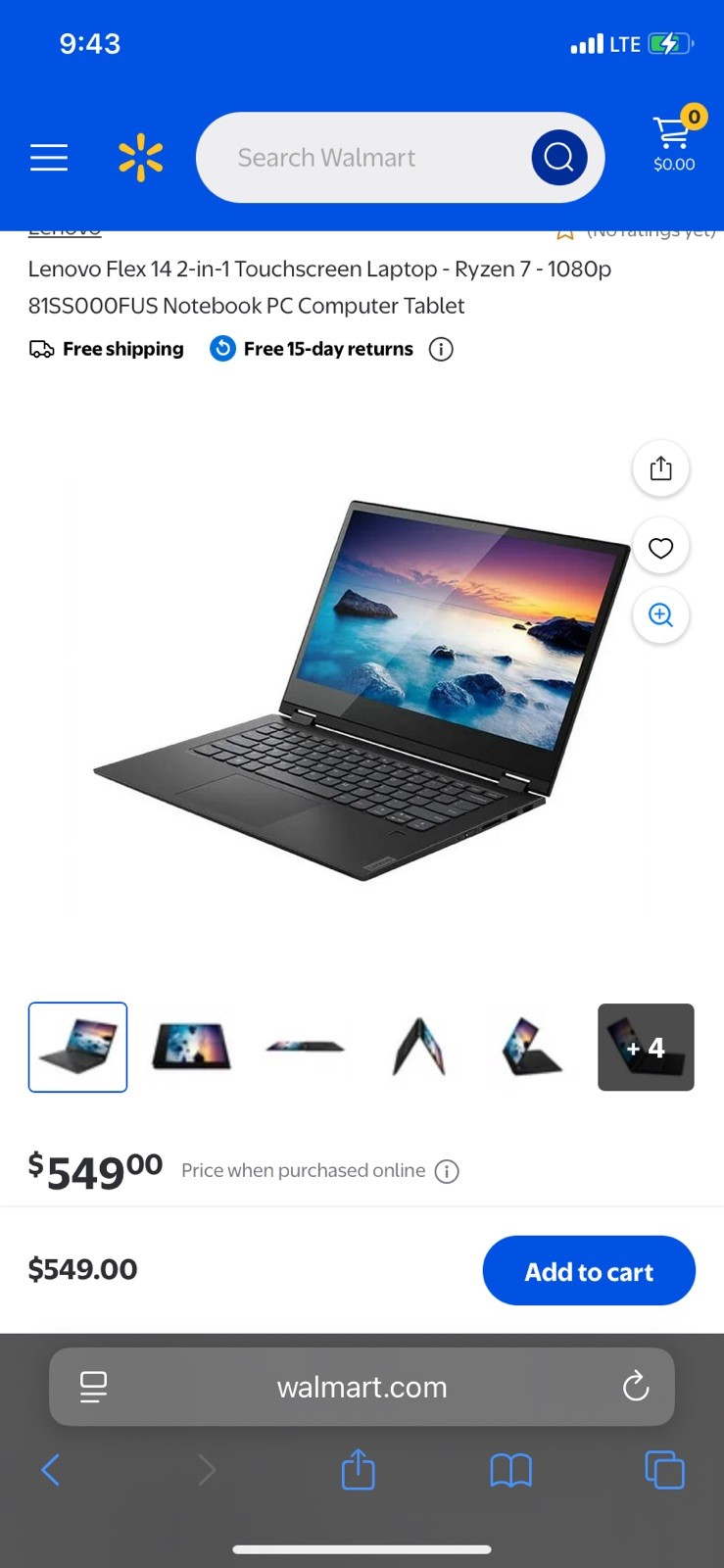Lenovo Yoga C7400 14" 256 GB SSD Intel Core i5 1.6 GHz 8 GB RAM Touch-Screen... gallery