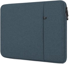 Navy Water-Resistant 12 Inch Laptop Sleeve Case for iPad/Surface, Travel Bag