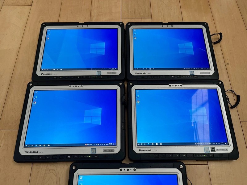 Lot of 5 Panasonic Toughbook Cf-33 Touch 2.60GHz Core i5-7300U 8GB 256GB Win 10 gallery