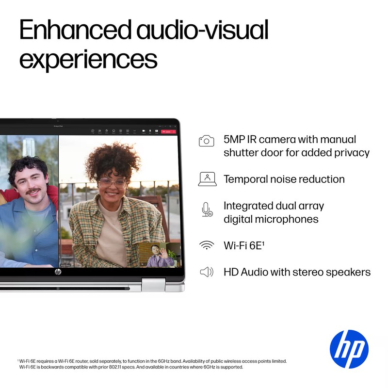 HP OmniBook 5 Flip 2-in-1 14" Touchscreen Laptop Intel 7 150U 16GB LPDDR5 512GB gallery