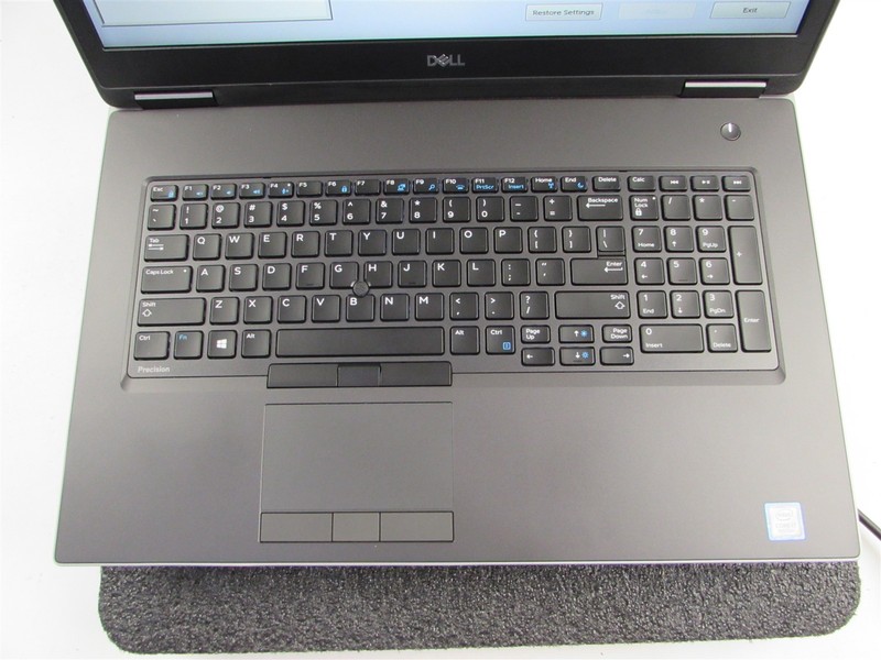 DELL PRECISION 7740 17.3" I7-9750H NO SSD 64GB RAM NVIDIA RTX 4000 NO O.S/BATT gallery