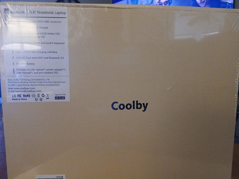 Coolby 15.6 Silent Ultra Laptop 10th Gen Intel Gemini Lake N4120 512GB Win 11pro gallery
