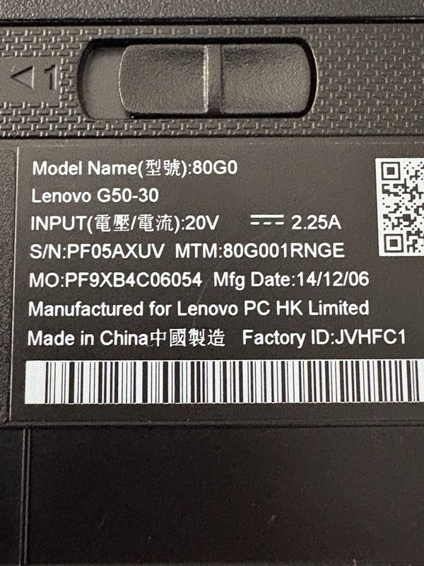 Lenovo G50-30 - 80G0 - 5.6 inch - Windows 10 - Notebook / Laptop gallery