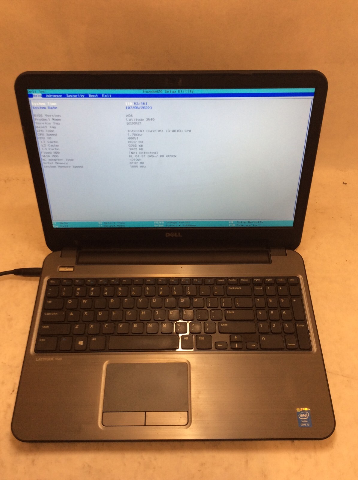Dell Latitude 3540 Laptop 15" Intel Core i3 4th Gen READ DESCRIPTION -PP gallery