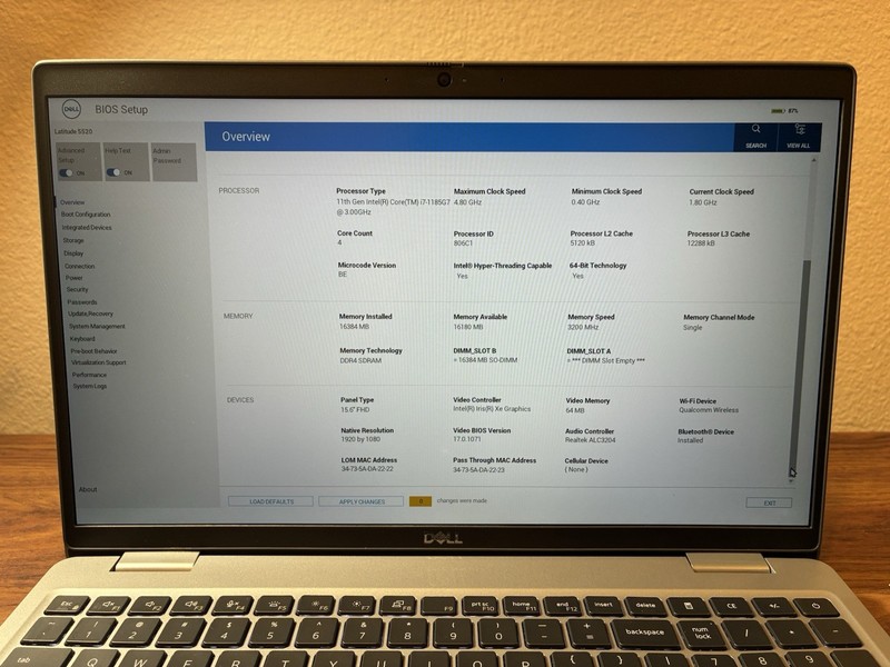 Dell Latitude 5520 Laptop i7-1185G7 16GB RAM 512GB SSD 15.6” FHD WIN 11 W/AC! gallery