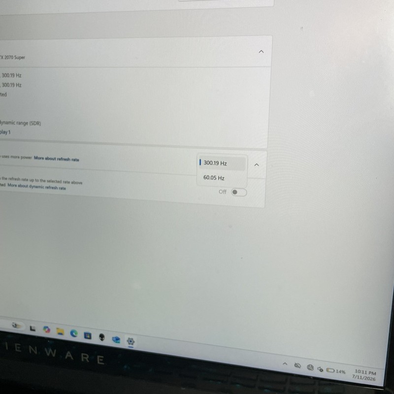Alienware m17 R3 Gaming Laptop 300Hz RTX 2070 1TB SSD Super 16GB RAM i7-10750H gallery