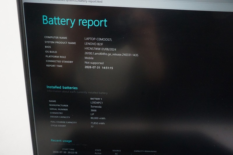 AS IS Lenovo Legion 5 Pro 16ITH6 16" 165Hz i7-11800H 16GB RAM 512GB SSD RTX 3050 gallery