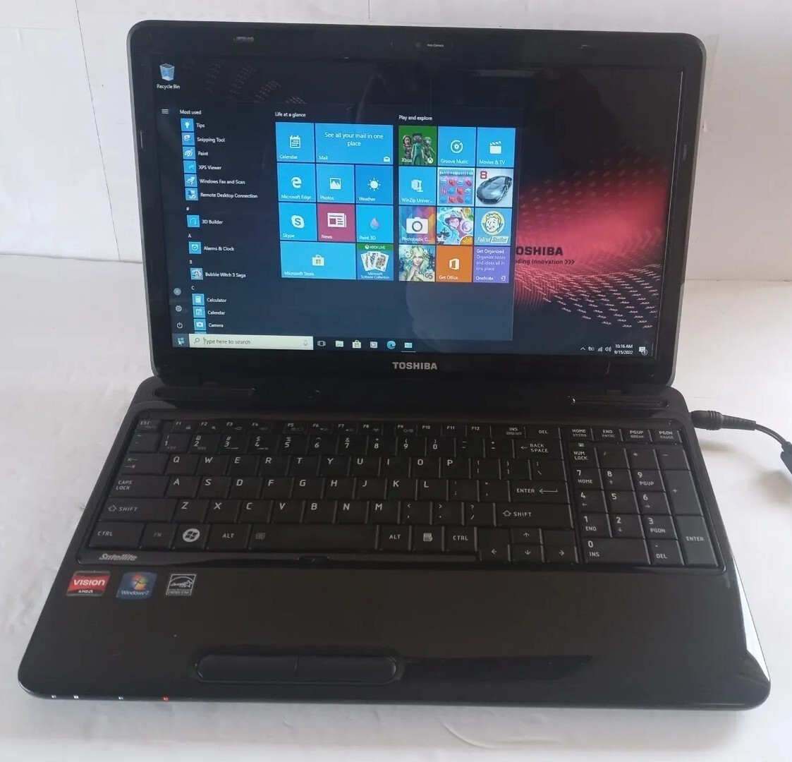 TOSHIBA SATELLITE L655D-S 15.6" AMD TURION ll 2.30GHz 4GB 500GB WIN 7 PRO gallery