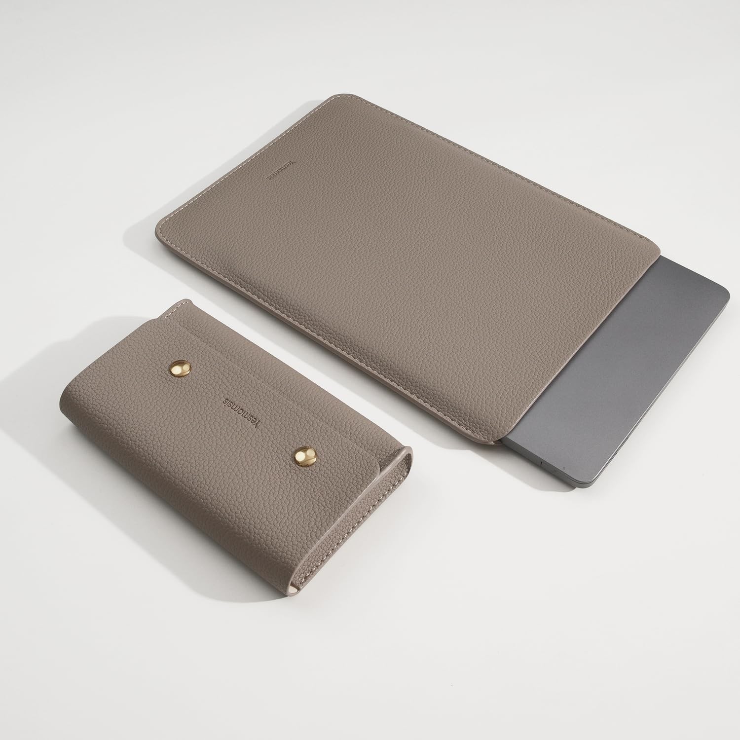Padded PU Leather Laptop Sleeve 16-Inch for MacBook Pro 15 & 16-Inch Bags gallery