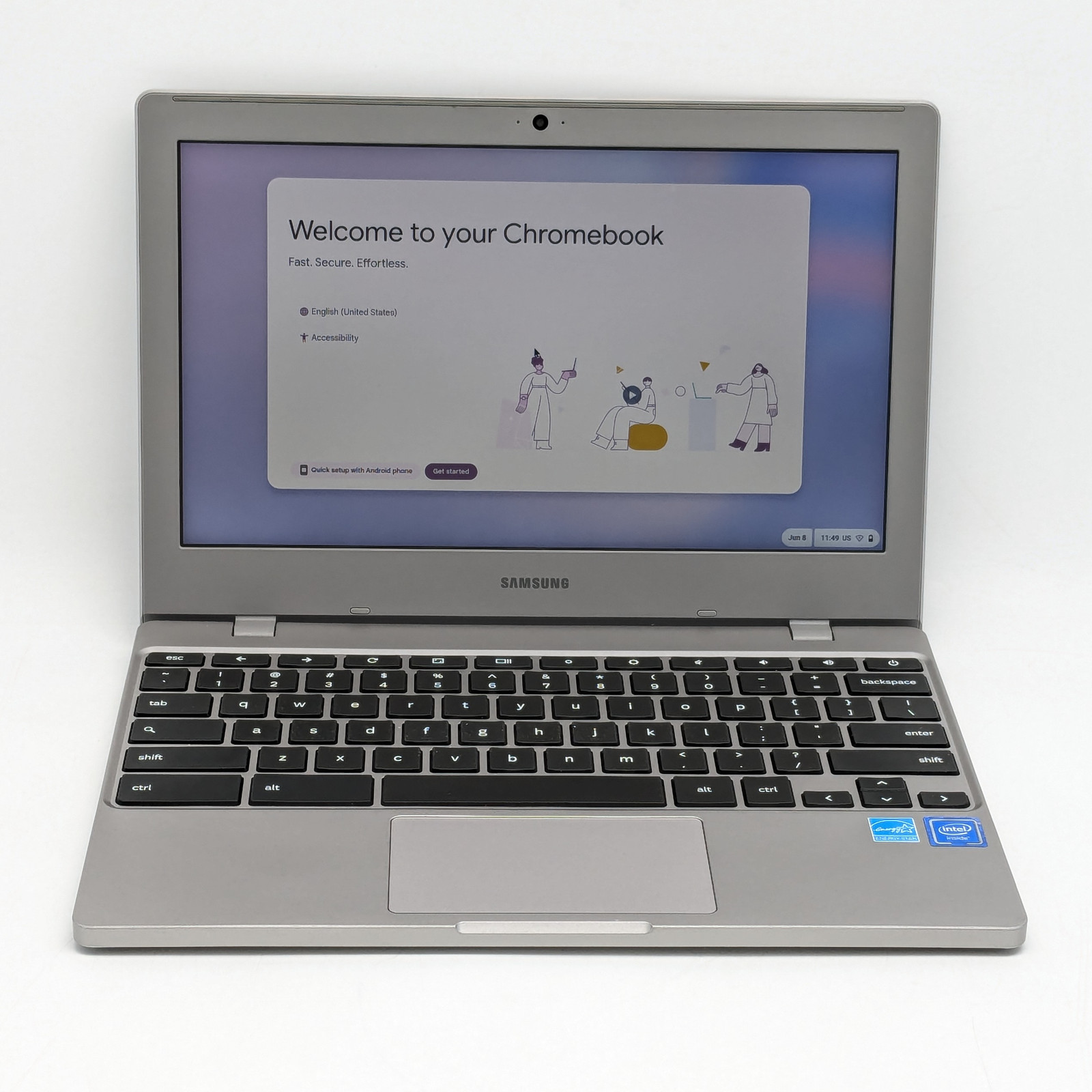 Samsung Chromebook 4 11.6" Intel Celeron N4000 4GB DDR4 32GB eMMC ChromeOS gallery