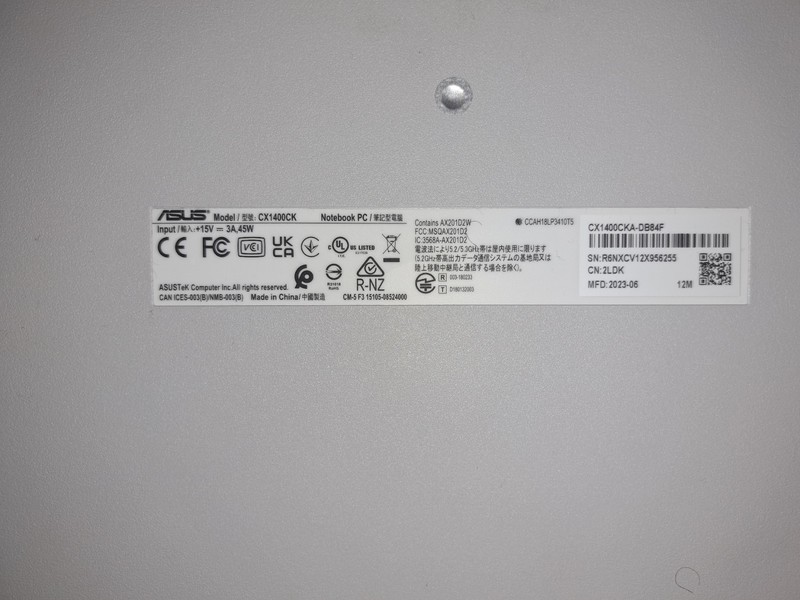ASUS 14in Chromebook laptop CX1400CKA-DB84F Intel Celeron 8GB ram 64GB SSD boxed gallery