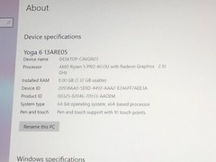 Lenovo Yoga 6 13ARE05 Navy Blue/Black Brand New Laptop