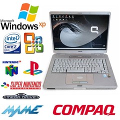 Retrogaming N64 PS1 SNES SEGA Compaq PresarioV5000 Windows XP 15.4″ Notebook PC