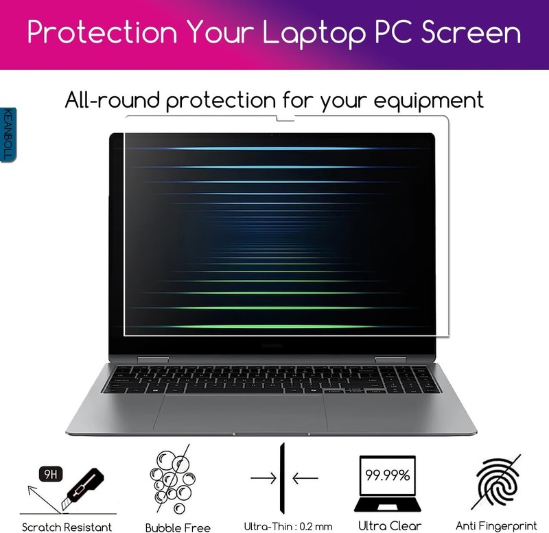 2 Pack Tempered Glass Screen Protector for 16-Inch Samsung Galaxy Book5 Pro 360 gallery