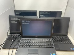 FOR PARTS: 5 Dell Latitude 3330 Intel Celeron 1007U 2GB RAM 320 GB HDD
