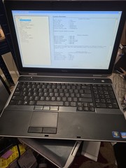 Dell Latitude E6530,Intel Core i7-3640QM@2.70ghz,8GB RAM 256GB SSD WIN 10