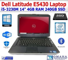 DELL LATITUDE E5430 14″ LAPTOP I5-3230M 4GB RAM 240GB SSD WIFI/BT WIN 10 PRO