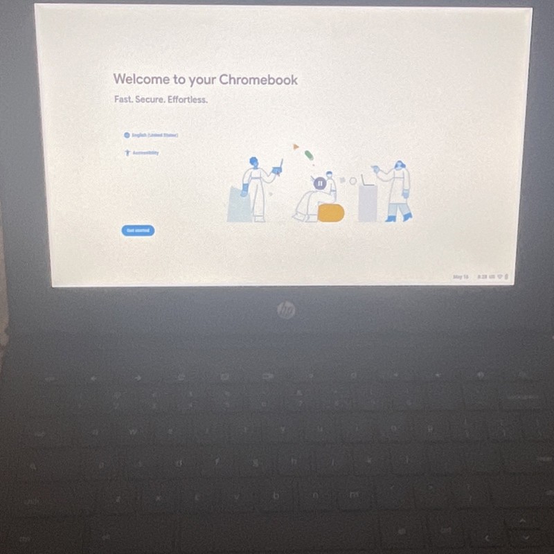 HP Chromebook Laptop Chrome OS Black 12" Webcam Wi-Fi Microphone USB gallery