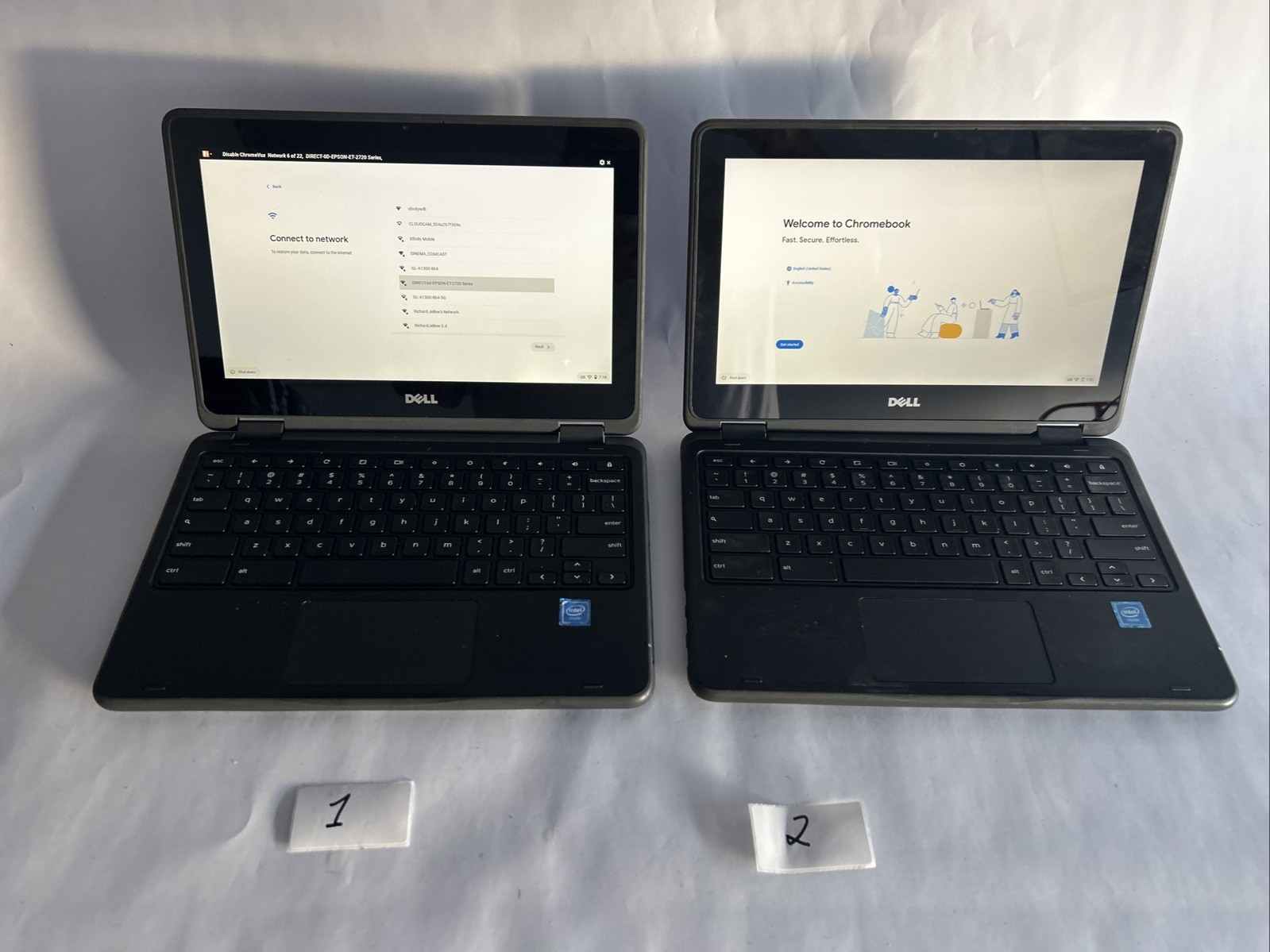 2 Dell Chromebook 3189 For Parts: Screen, Keyboard, Motherboard & More gallery