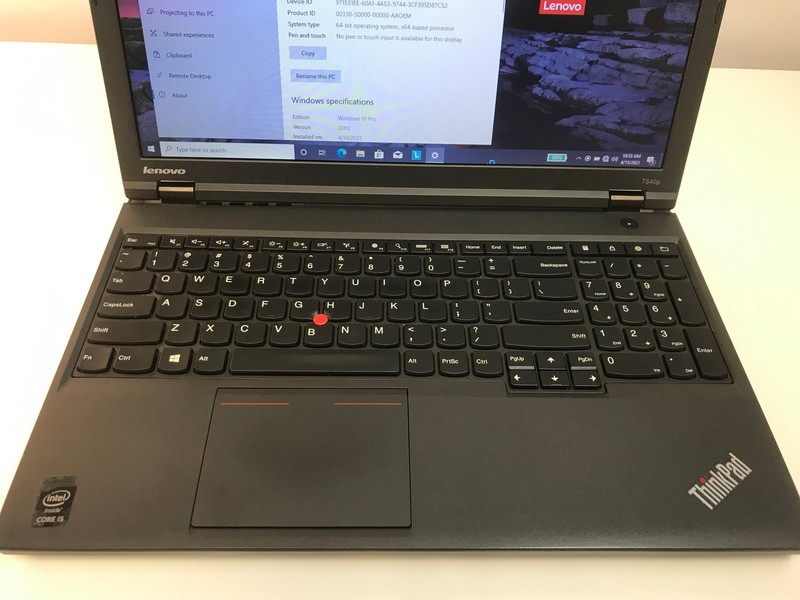 Lenovo ThinkPad T540p 20BE003AUS - Intel Core i5-4200M 8GB RAM, 500GB HDD gallery