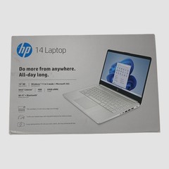 HP 14″ Laptop Intel CPU 4GB RAM & 64GB eMMC MS Office 365 Win 11 S mode-Untested
