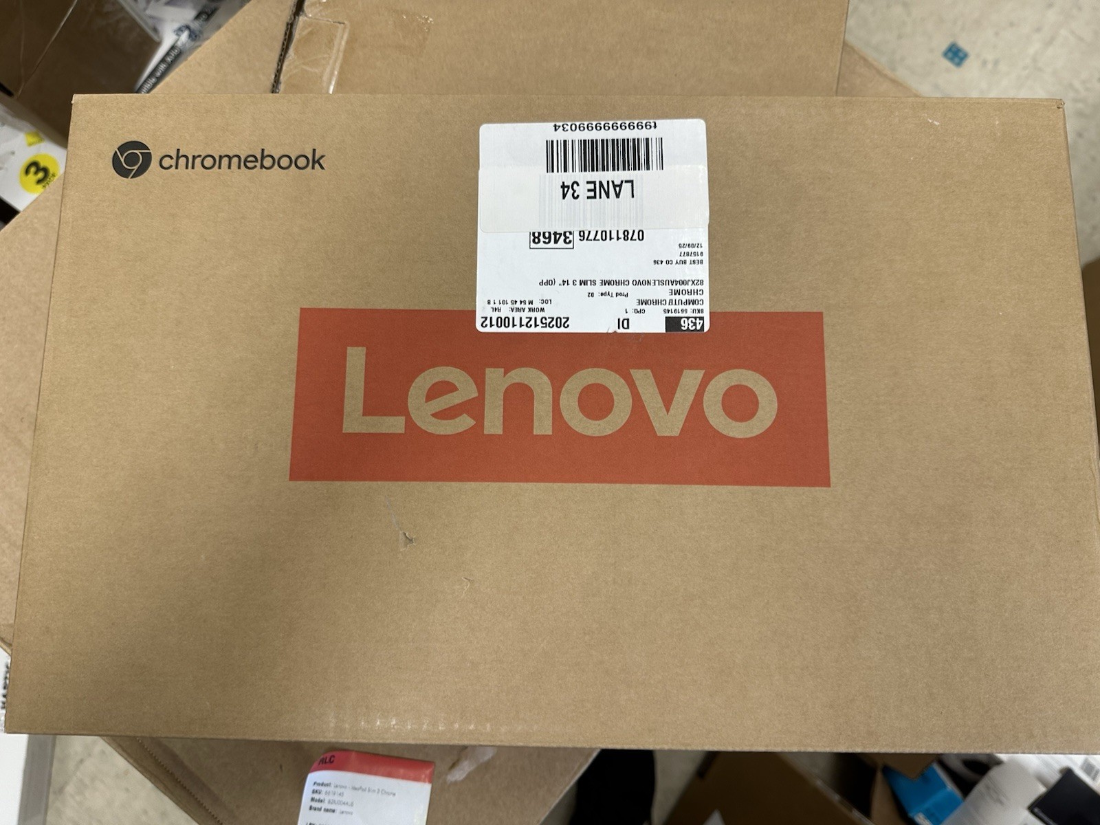 Lenovo IdeaPad Slim 3 Chromebook 14" Full HD MediaTek Kompanio 520 2022 4GB Me gallery