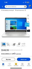 HP 15-DY2791WM 15.6” (256GB SSD Intel Core i3-1115G4 3GHz 8GB RAM) Laptop